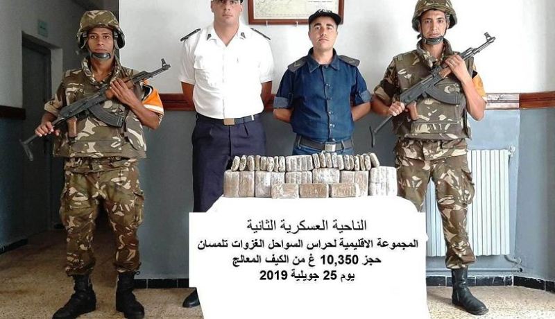 حجز أكثر من 71 كلغ زطلة بتلمسان وعين تموشنت