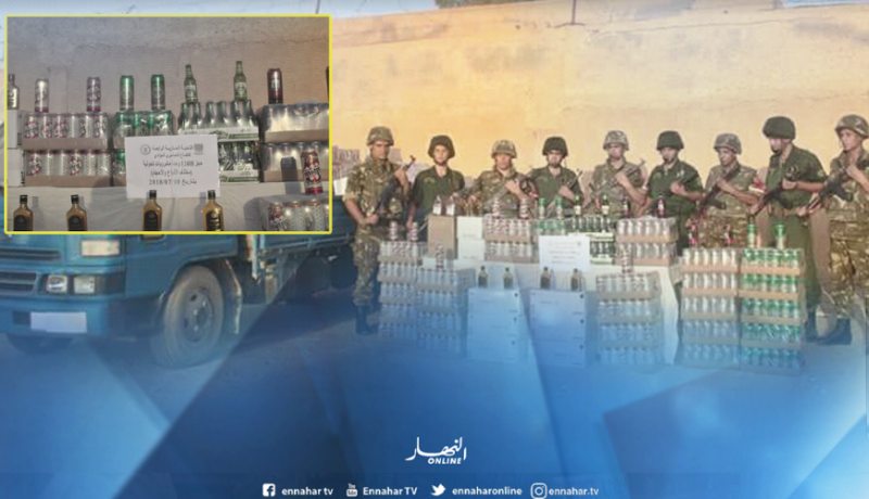 توقيف مهرب وحجز أكثر من 12 ألف قارورة خمر بالوادي