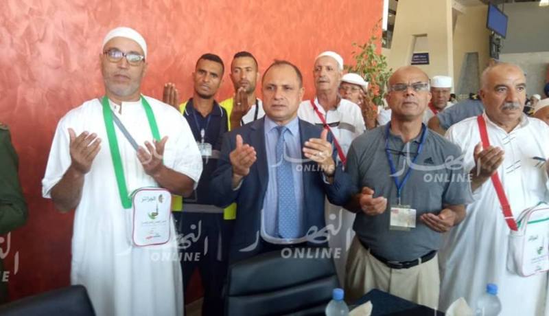 بالصور والفيديو ..انطلاق أول فوج للحجاج من مطار عنابة