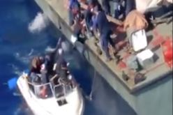 بالفيديو.. إنقاذ 15 “حراڨ” بالغزوات من بينهم امرأة حامل