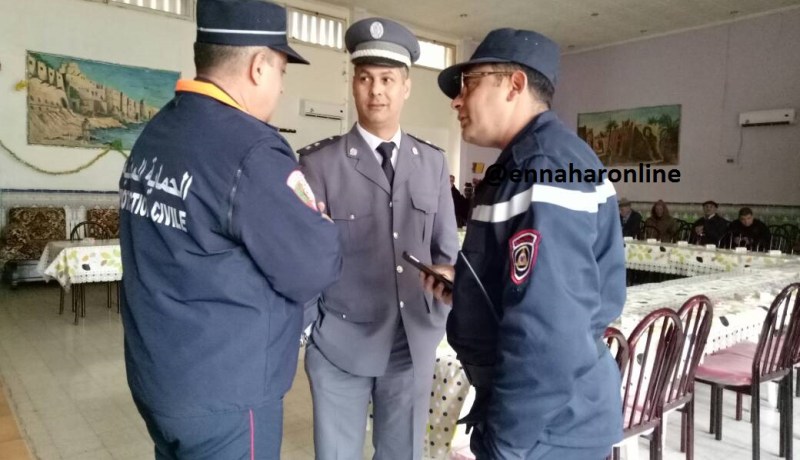 الحماية المدنية للعاصمة تحتفل بيومها المغاربي في دار العجزة بسيدي موسى
