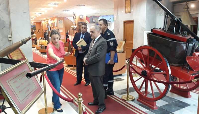 بالصور.. القائد العام للكشافة الإسلامية الجزائرية يزور الحماية المدنية