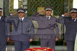 وفد من الحماية المدنية يلقي النظرة الأخيرة على جثمان الفقيد ڤايد صالح