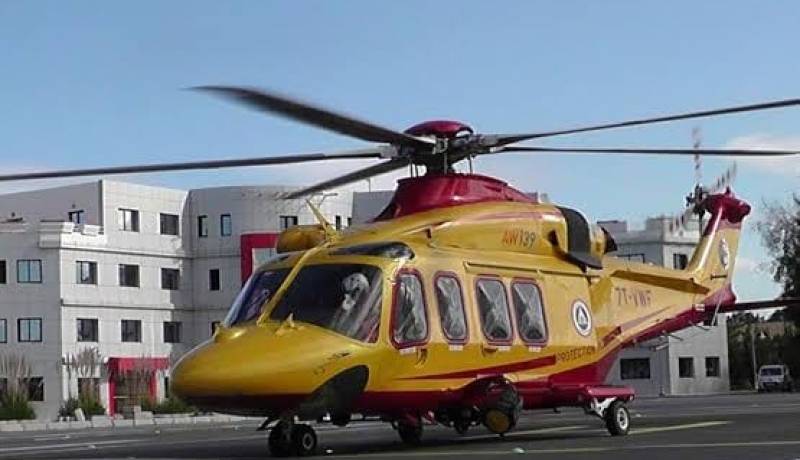الوادي.. نقل شخص مصاب بالهيلكوبتر من مطار قمار إلى غرداية