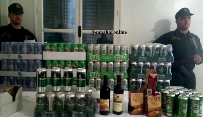 ضبط 2280 وحدة خمر بسيارة مازدا بالطريق الرابط بين مستغانم ووهران