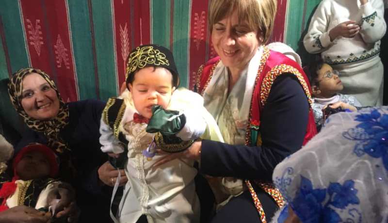 الدالية تقاسم الإفطار وسهرة ليلة القدر مع المقيمين بمركز المسنين لدالي ابراهيم