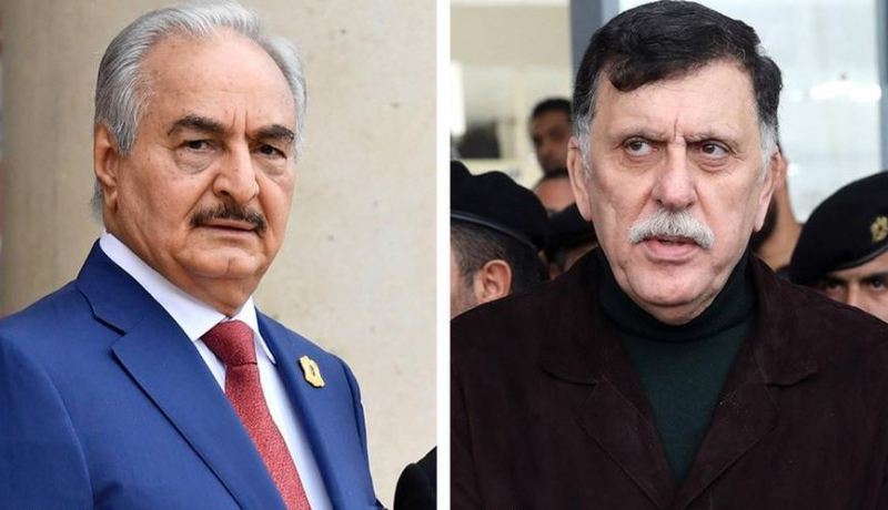 السفير الأمريكي لدى ليبيا يلتقي السراج وحفتر كلا على حدا