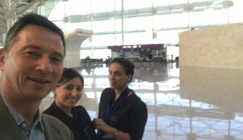 السفير البريطاني سعيد بزيارة مطار هواري بومدين الدولي الجديد