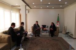 وزيرة الصناعة والمناجم تستقبل السفير الروسي