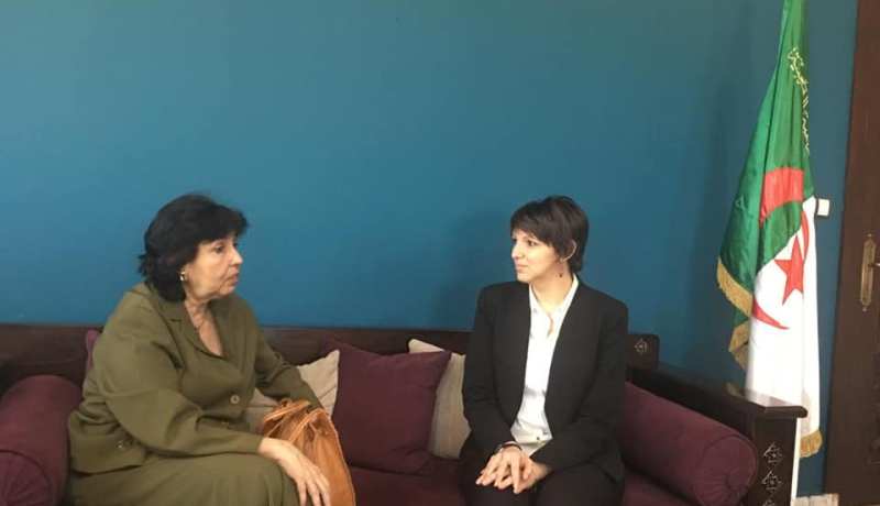 السفيرة الكوبية تؤدي زيارة مجاملة إلى وزارة الثقافة