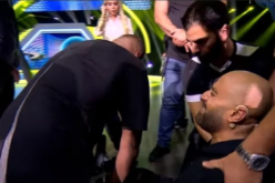 بالفيديو.. سقوط خطير لأحمد السقا في برنامجه وذعر في الاستوديو