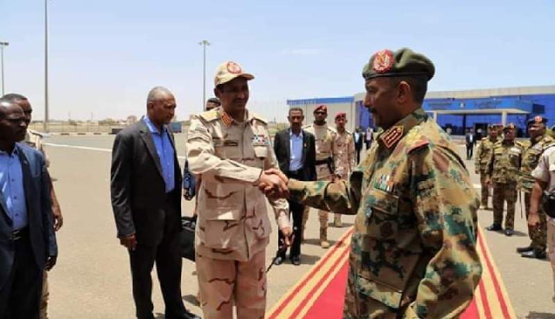 رئيس المجلس العسكري الانتقالي السوداني في زيارة إلى الإمارات العربية
