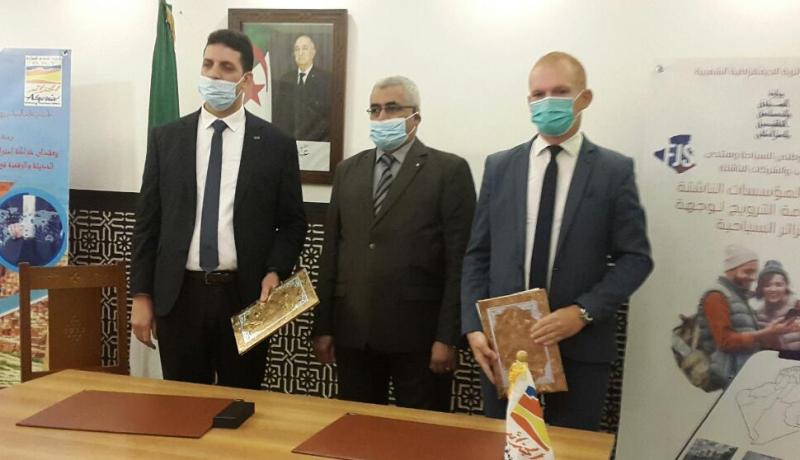 إبرام شراكة بين الديوان الوطني للسياحة ومنتدى الشركات الناشئة