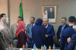 بالصور.. إطارات وموظفو وزارة الشؤون الدينية يحتفلون بتجديد الثقة في بلمهدي