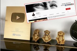 الشاب خالد يتحصل على الدرع الذهبي لقناته الخاصة على اليوتوب