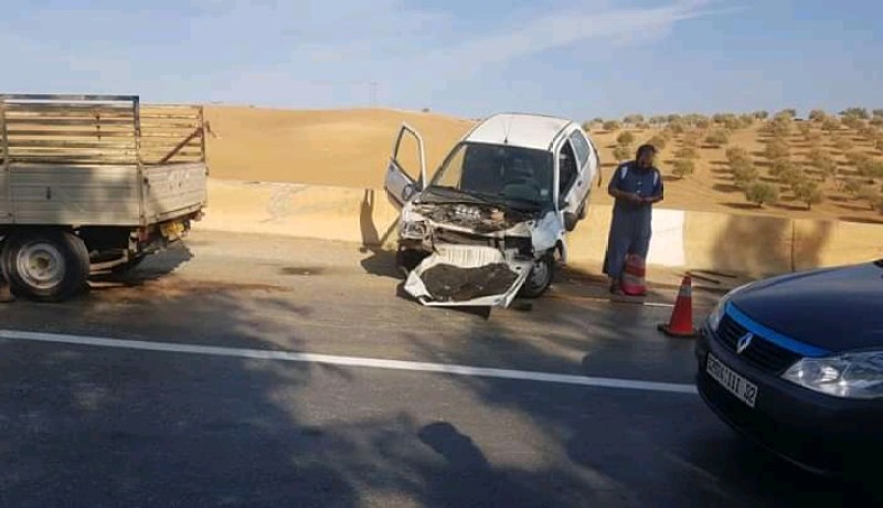الشلف.. 3 جرحى في حادث إنحراف سيارة سياحية ببلدية الصبحة