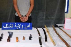 الشلف.. توقيف شخص بحوزته أسلحة متنوعة من الصنف السادس