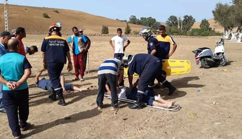 الشلف.. جريحان في حادث إنحراف دراجة نارية بأولاد فارس