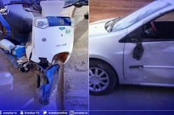 الشلف: جريحان في إصطدام سيارة بدراجة نارية بأم الدروع