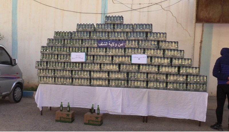 الشلف: توقيف مروج مشروبات كحولية وحجز 1872 وحدة خمر