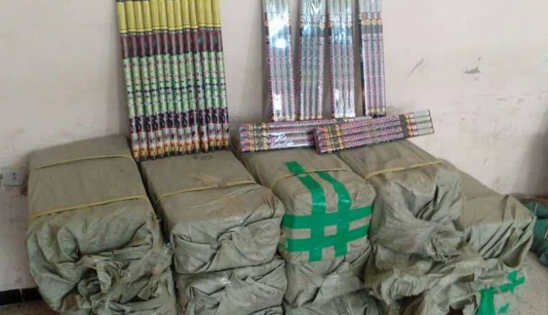 جمارك ورقلة تحجز 1344 وحدة من الشماريخ