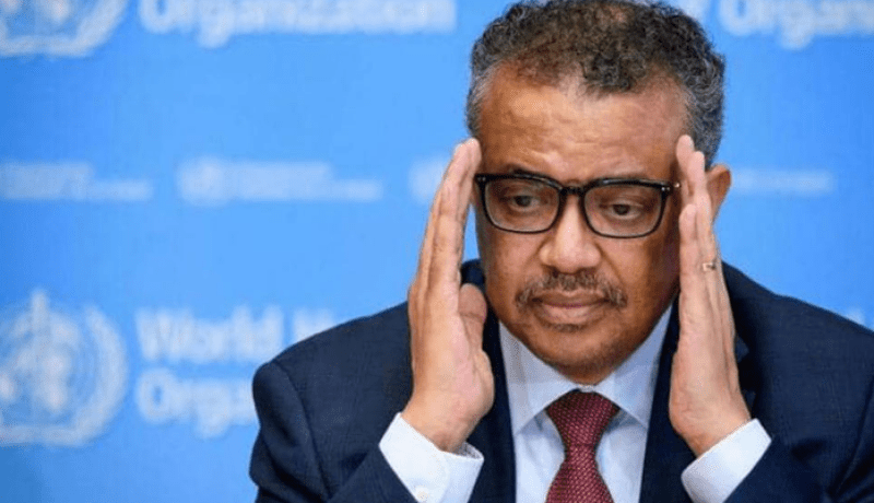 رئيس منظمة الصحة العالمية في الحجر الصحي