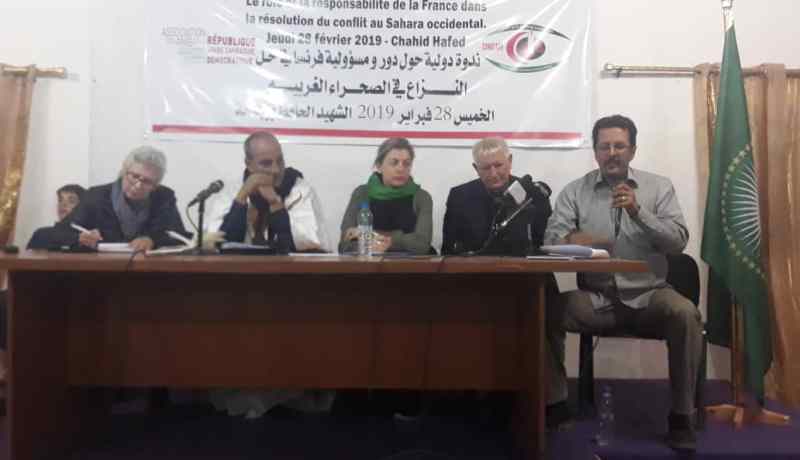 ندوة دولية حول دور ومسؤولية فرنسا في حل النزاع في الصحراء الغربية