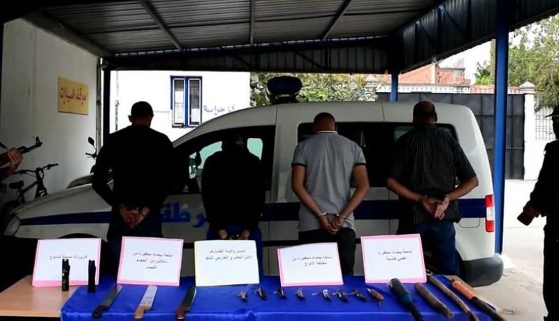 الطارف.. الإطاحة بعصابة أحياء تتكون من 4 أشخاص بالشط