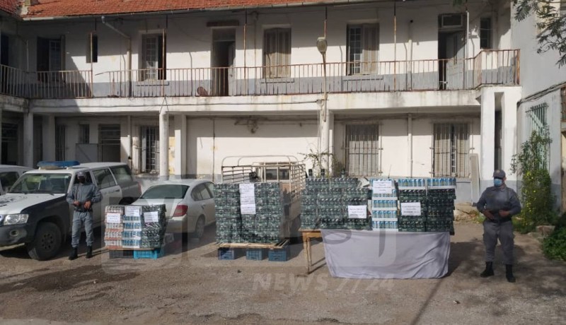 الطارف: الجمارك تحجز 2220 قارورة خمر بالقالة