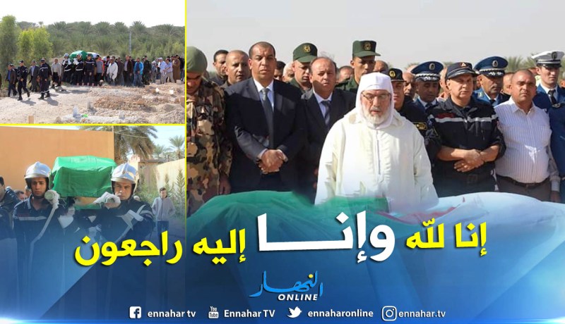 بالصور.. بسكرة تودع جثمان المجاهد الرائد الطاهر لعجال بالدموع