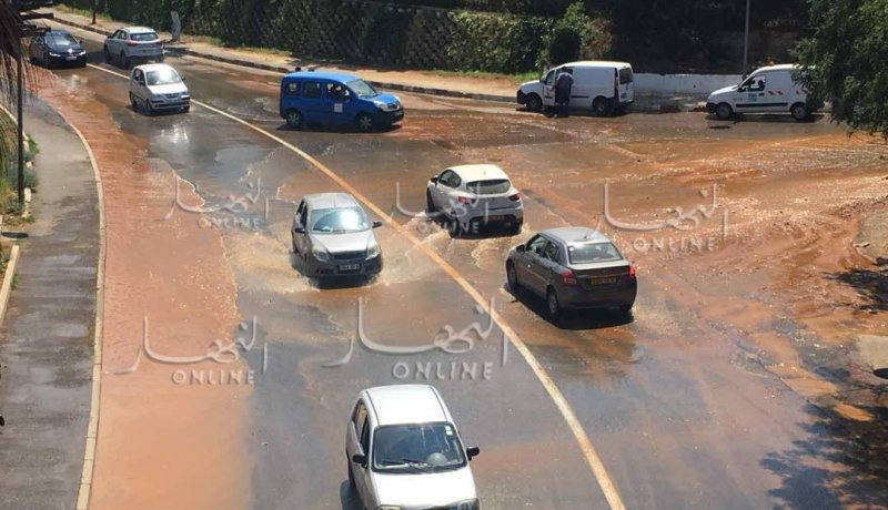 بعد إنفجار أنبوب بسعيد حمدين.. توقف التزويد بالمياه الشروب بعدة بلديات بالعاصمة