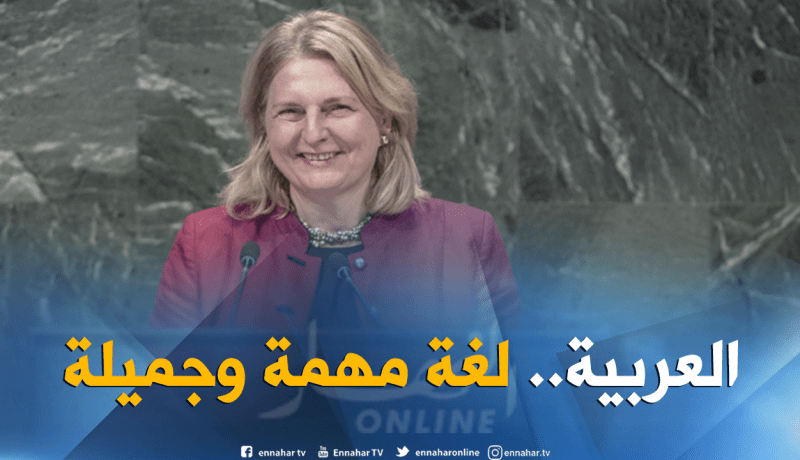 بالفيديو.. وزيرة خارجية النمسا تبهر أعضاء اللأمم المتحدة وتخاطب باللغة العربية