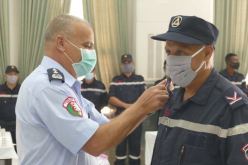 تقليد وترقية رتب لأعوان الحماية المدنية بمناسبة الاحتفال بعيدي الاستقلال والشباب