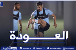 بونجاح ينتظم في تدريبات السد بعد عودته من الجزائر