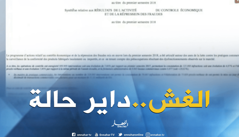 تجارة: مصالح مكافحة الغش تسجل أكثر من 125 ألف مخالفة خلال السداسي الأول