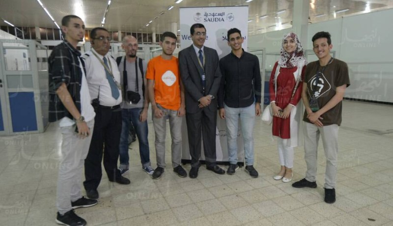 ‏ وصول الفريق الجزائري الفائز بالمركز الثالث في نهائي “هاكاثون الحج”