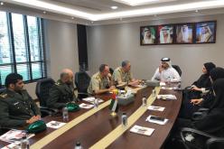 وفد رفيع المستوى من القضاء العسكري الجزائري بمعهد دبي القضائي 