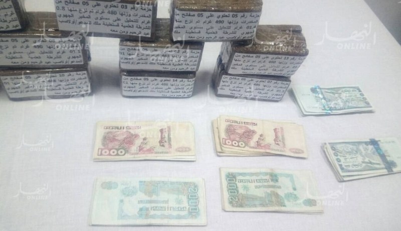شرطة بومرداس تلقي القبض على العصابة بحوزتها أزيد من 6 قناطير راتنج القنب الهندي