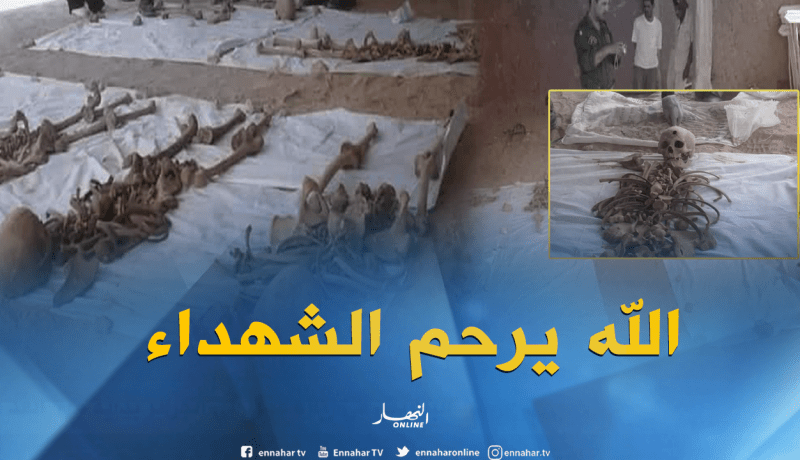 بالصور.. العثور على رفات لشهداء أعدموا رميا بالرصاص بأدرار