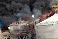 بالصور ..إخماد حريق بمرقد شركتين تركيتين بالمدية