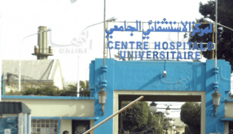 المركز الاستشفائي الجامعي لوهران يتدعم بممرات للتعقيم