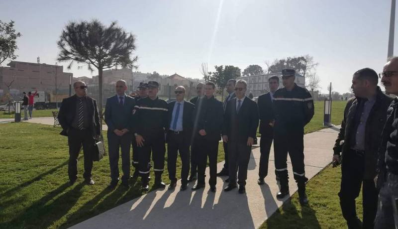بالصور.. تمار والمدير العام للحماية المدنية يزوران المسجد الأعظم