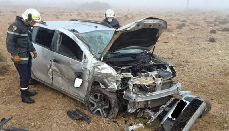 هلاك شخص وإصابة 4 آخرين في حادث مرور خطير بالمسيلة