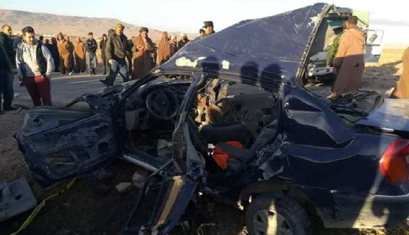 المسيلة.. 3 وفيات إثر إصطدام سيارة بشاحنة في بلدية تامسة