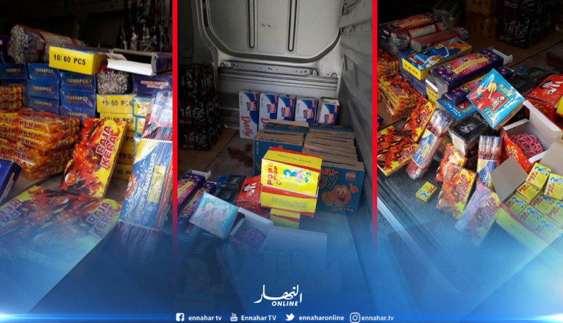 الوادي.. الدرك يحجز أزيد من 24 ألف وحدة من المفرقعات