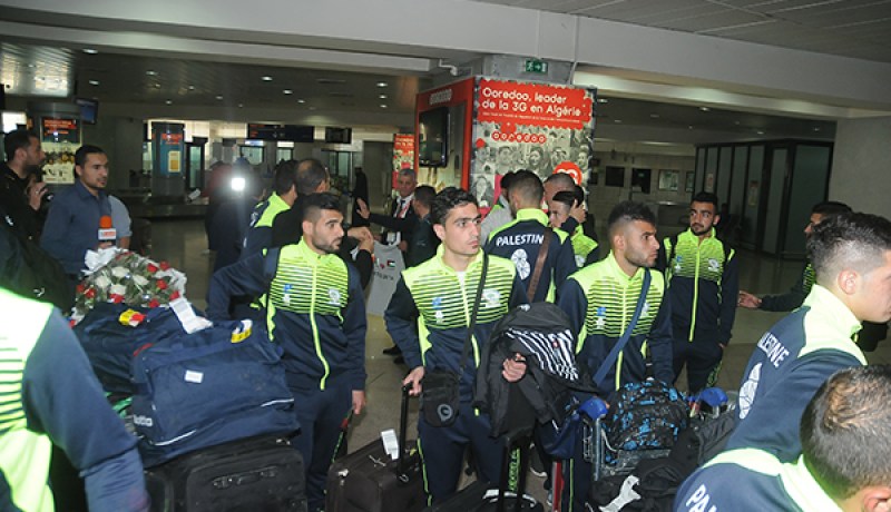 المنتخب الفلسطيني يصل الجزائر يوم السبت على الساعة 14:45