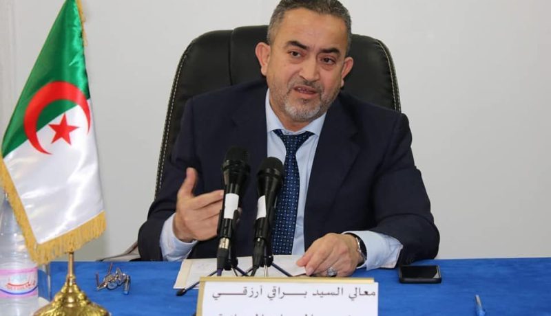 وزير الموارد المائية يبعث برقية تعزية إلى الفريق شنقريحة