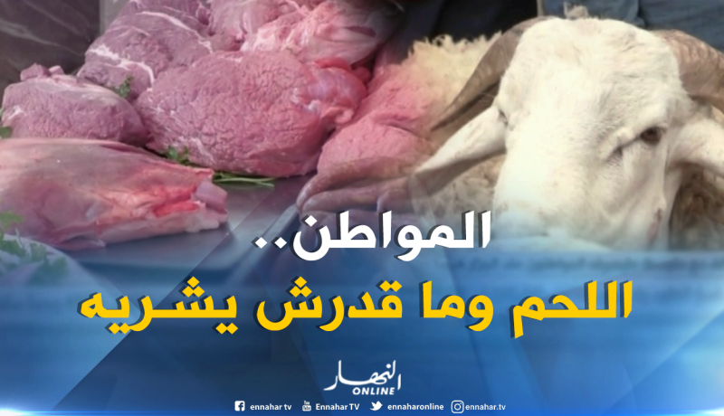 تجارة: 13 الف دج متوسط ما يصرفه المواطنون عند الجزار هروبا من أسعار الأضاحي