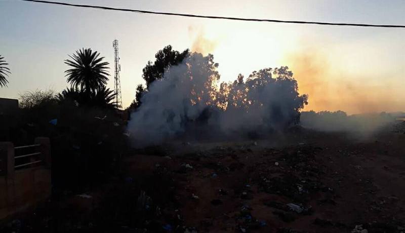 النعامة.. حريق يتلف هكتارين من الأشجار والأحراش في عين الصفراء