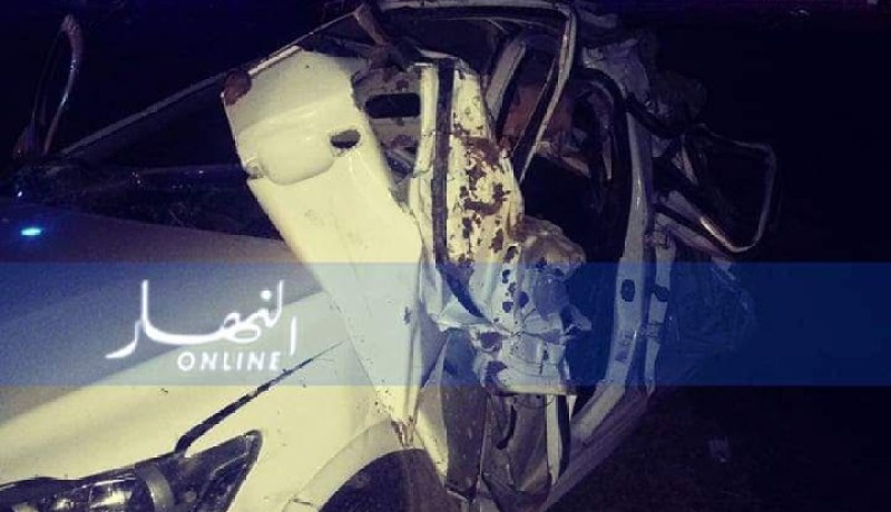 بالصور.. 4 جرحي في حادث مرور بالمشرية في النعامة